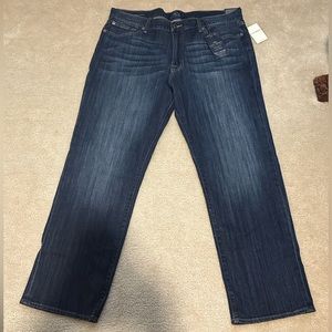 Luck Brand vintage, straight, classic for dark denim jeans. WITH TAGS!!